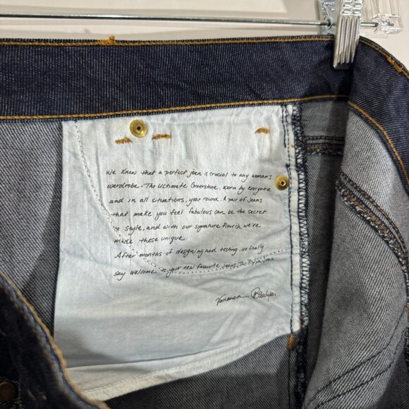 Isabella Oliver PIPPA Under The Bump Maternity Jean Womens Sz 16 (33R) Dark Wash - Picture 6 of 6